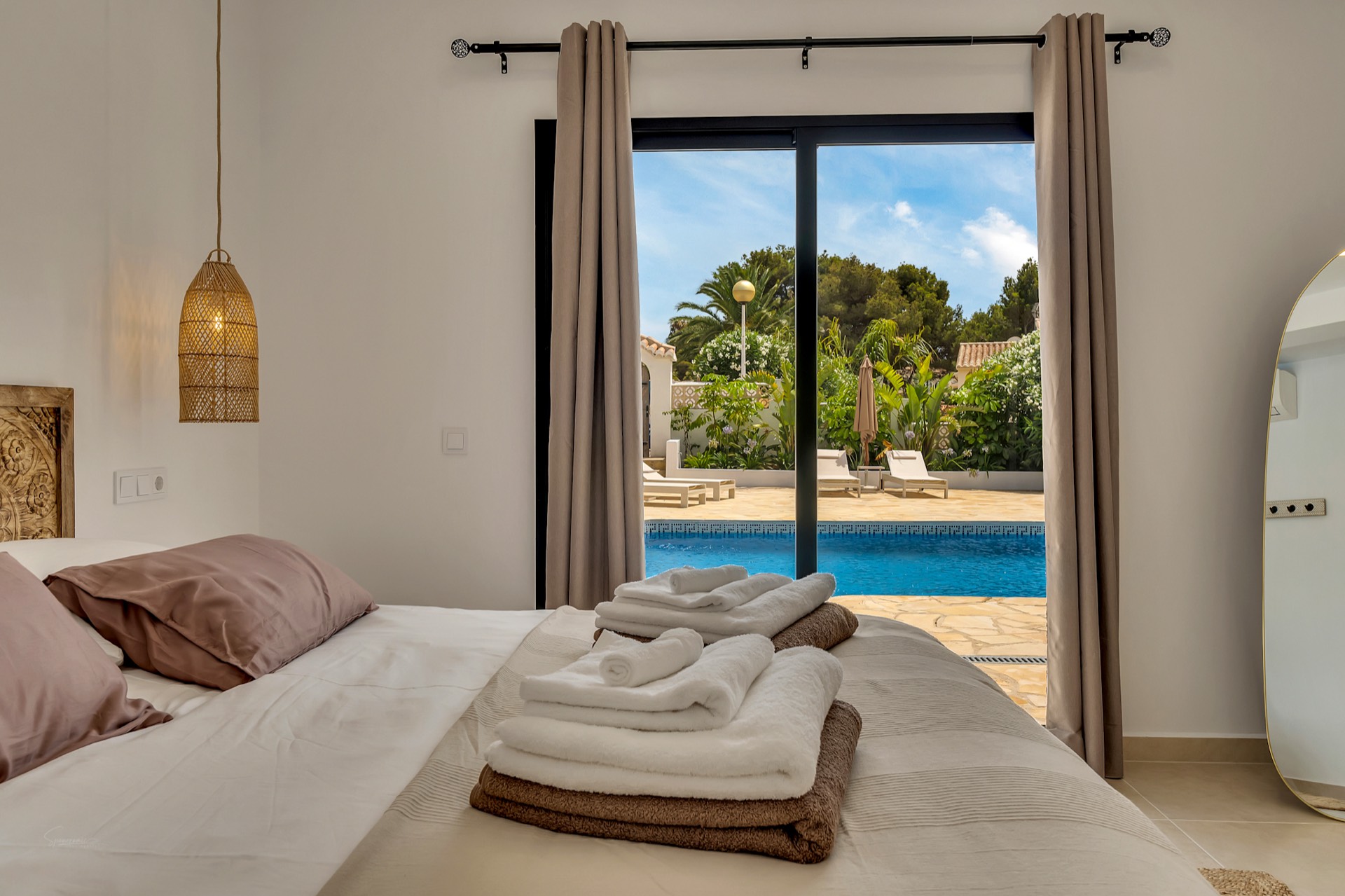 Slaapkamer van Casa Monte Zen